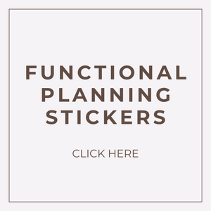 Hobonichi Monthly Sticker Functional Organizational Stickers