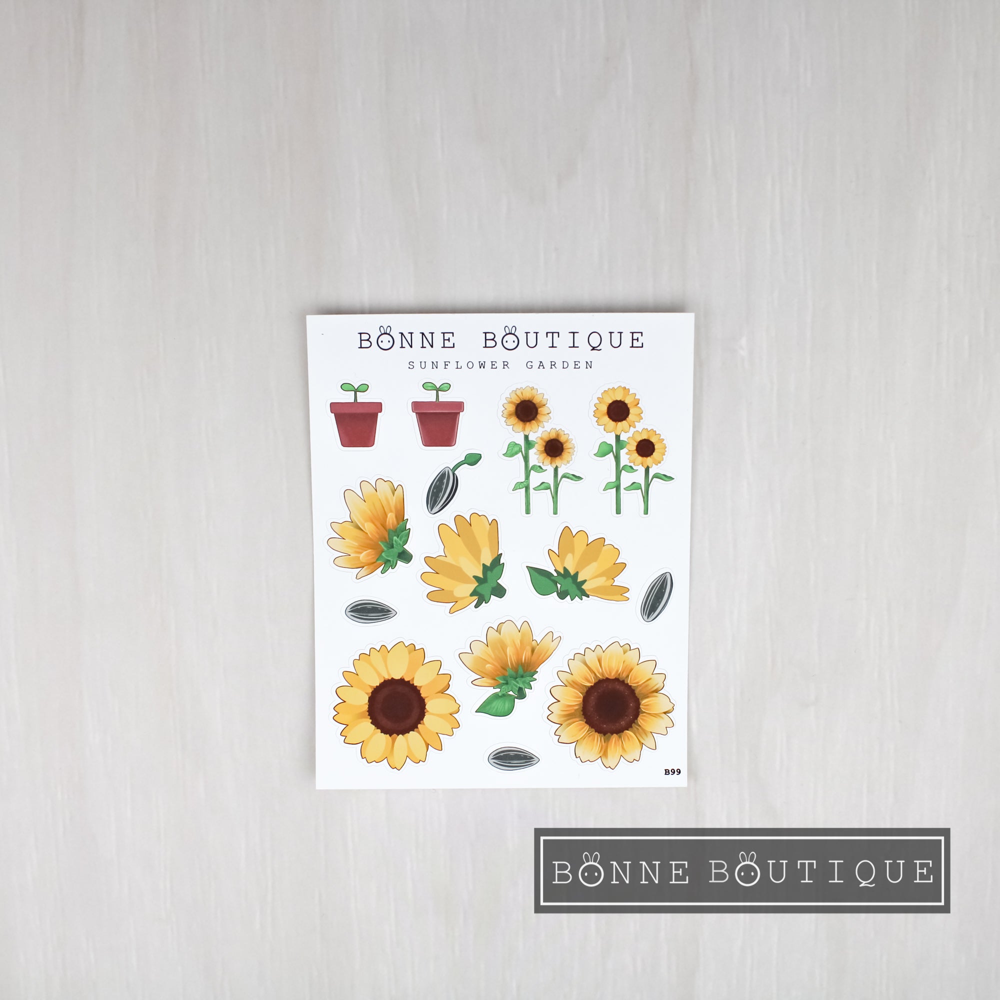 Sunflower Garden Stickers