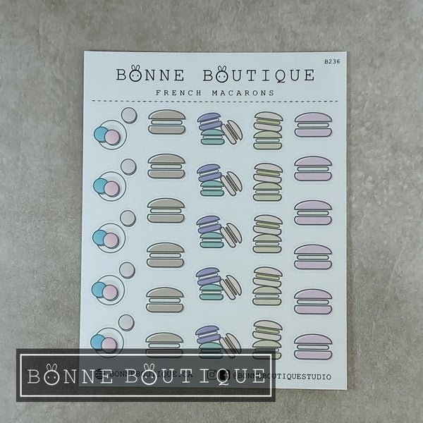 FRENCH MACARONS Stickers