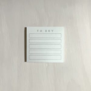 Sticky Notes - TO BUY