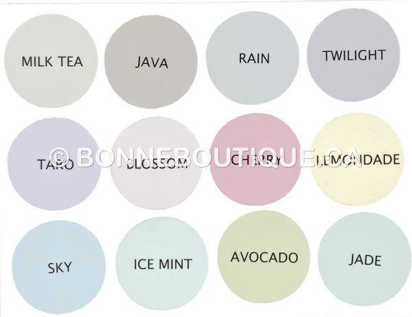TRANSLUCENT Matte Dots, Squares, or Strips Stickers - JADE