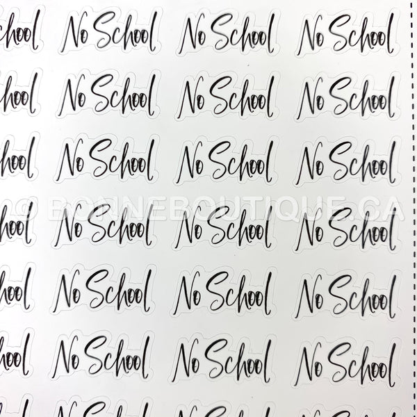 TEXT ME:  NO School Script No. 1 Stickers