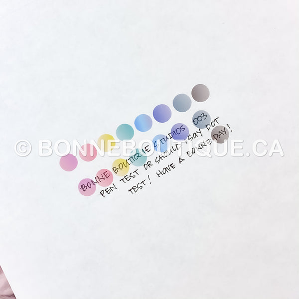Catseye and Gradient TRANSLUCENT DOTS Stickers - Bright & Vivid or Neutral